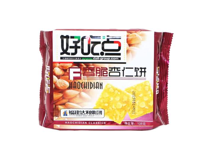 Daliyuan Hao Chi Dian Biscuits croquants aux amandes - 108 g