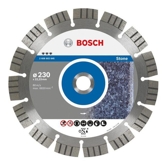 Bosch Professional Zubehör PRO Stone Diamanttrennscheibe, 150 x 22,23 mm (2608602643)