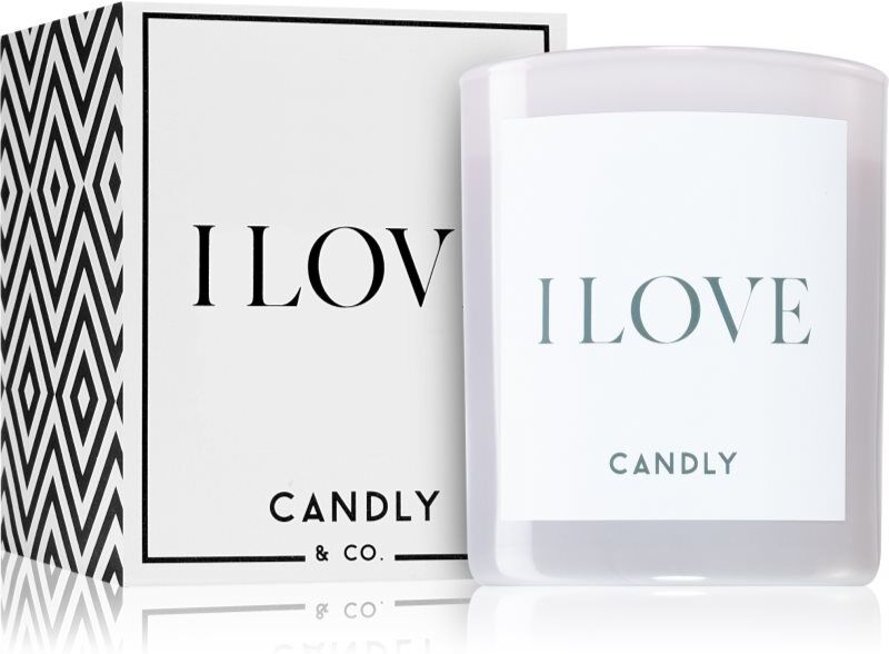 Candly & Co. I Love bougie parfumée 250 g