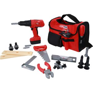 KS-Tools Kinderwerkzeug 100204, Werkzeug-Tasche Smartbag, mit Funktion, 26-teilig