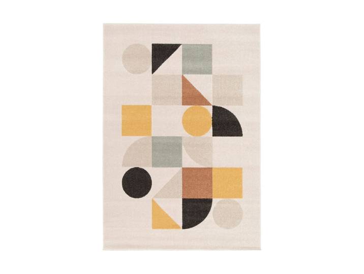 Tapis souple et doux facile à entretenir multicolore 200 x 290 cm