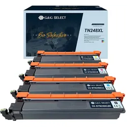 4 G&G SELECT Premium-Toner-Set ersetzt Brother TN-248XL