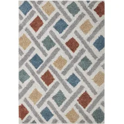 TEPPICH MERSEY, geometrisch, Bunt, 80 x 150 cm