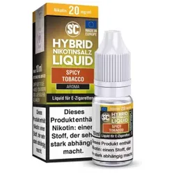 Spicy Tobacco Hybrid NicSalt Liquid by SC 10ml / 5mg