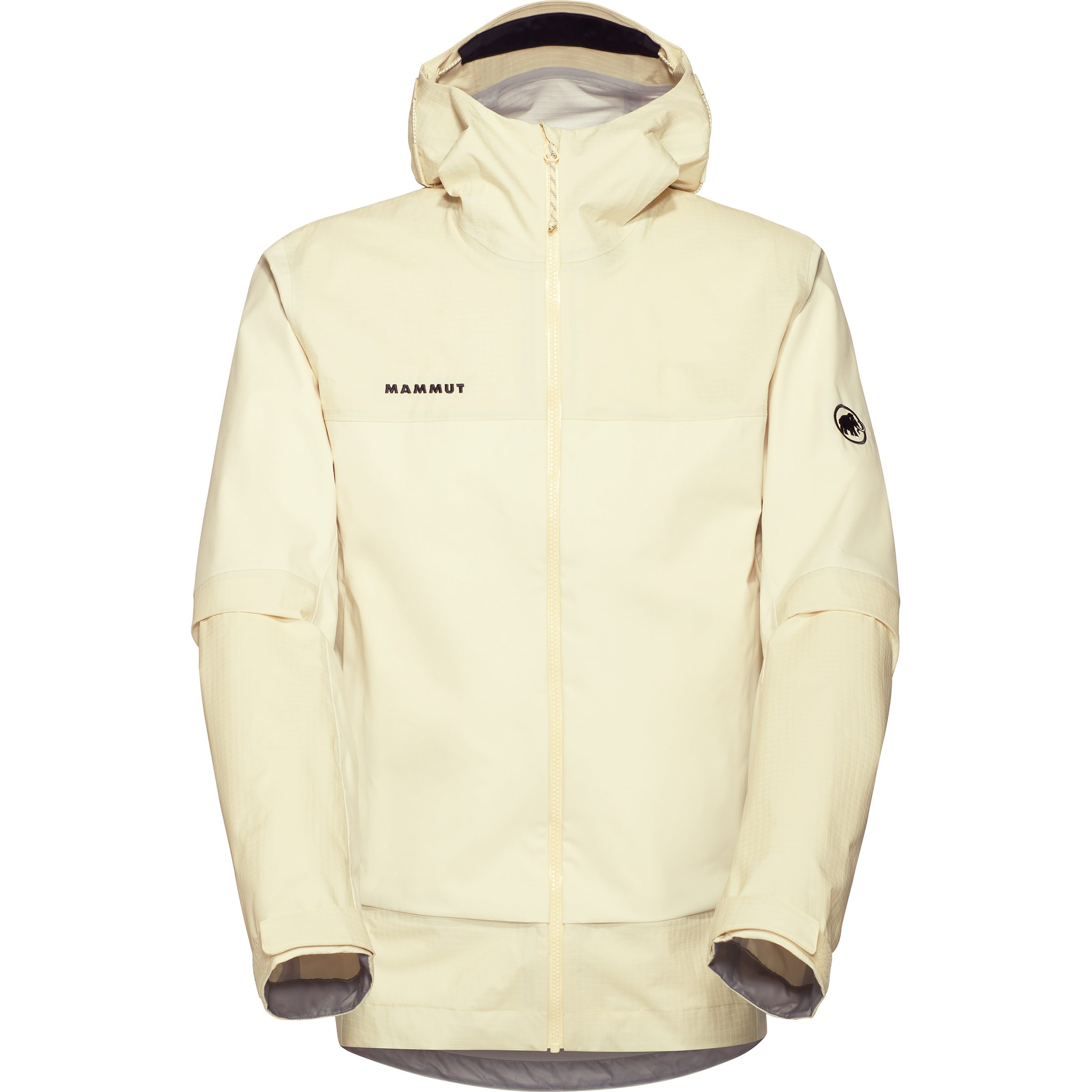 Mammut Ducan Guide HS Herren Regenjacke beige Größe S Trekking Winddicht Wasserabweisend