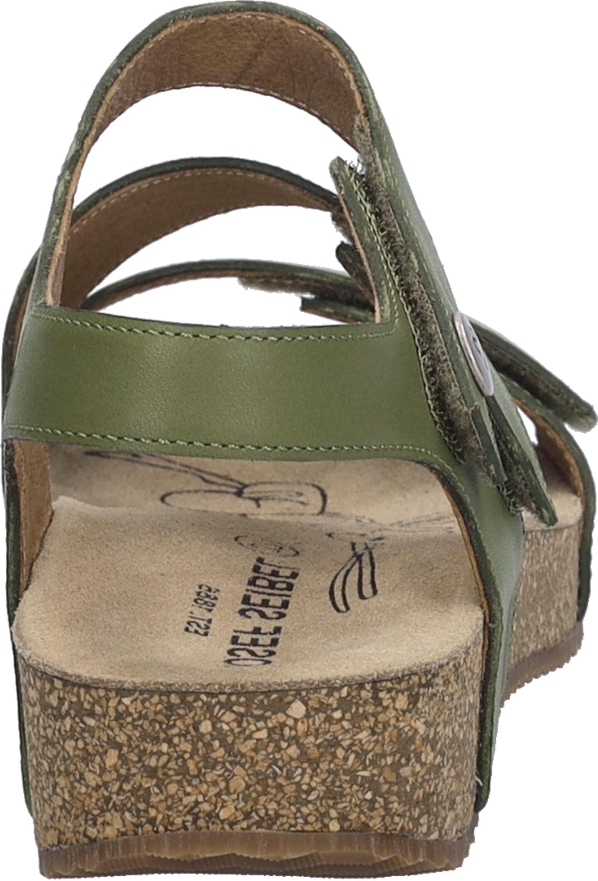 Sandale JOSEF SEIBEL "Tonga 25, khaki", Damen, Gr. 36, grün (khaki), Obermaterial: 100% Rindsleder Leather cow., Schuhe Sandale