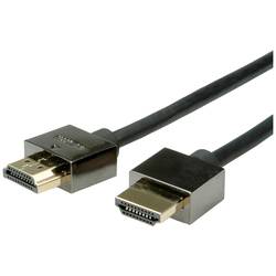 ROLINE Notebook HDMI High Speed Kabel mit Ethernet, schwarz, 1 m 11.04.5591