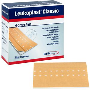 Leukoplast Pflaster Classic, 1 Rolle, atmungsaktiv, 5m x 4cm