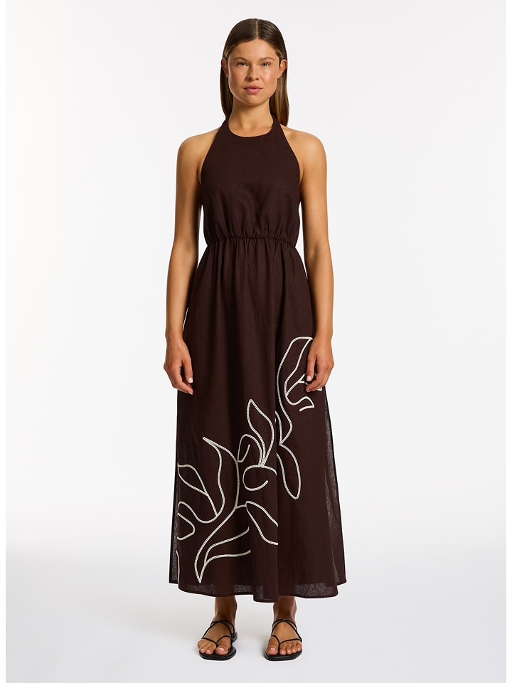 Jets Kleid in Braun - M