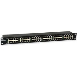 LevelOne Switch 24 Port ESP-2400 PoE 6kV 19"Sp. Schutz (24 Ports), Netzwerk Switch, Schwarz