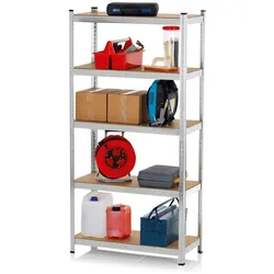 EASYmaxx Schwerlastregal & Werkbank - Bis zu 175 kg Tragkraft je Regalboden - 180 x 90 x 40 cm - 2er-Set
