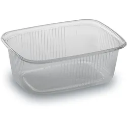 Rechteckbecher (PP) klar 108 x 81 mm 200ml