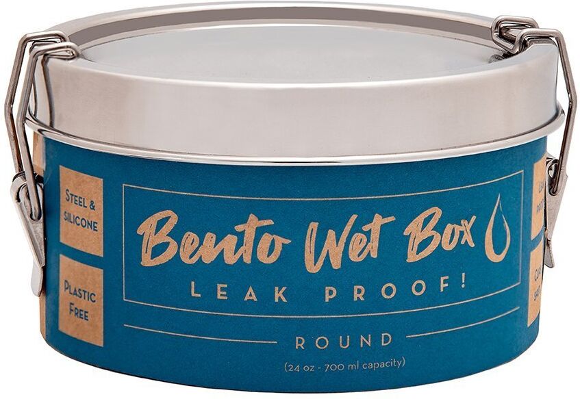 ECOlunchbox Bento Wet Box Round Stainless Steel Rustfritt stål OneSize