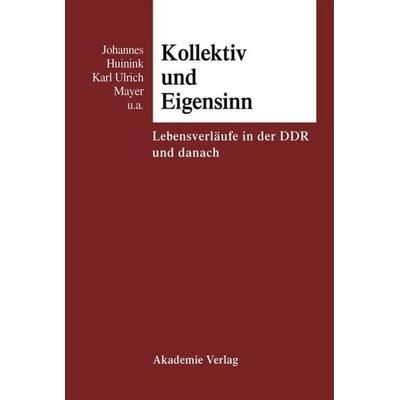 Kollektiv und Eigensinn, Taschenbuch von Zangroniz, De Gruyter, 978-3-05-002807-1