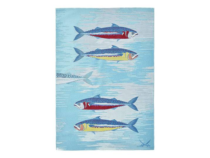 In-/ Outdoorteppich Rantum Beach 015 Türkis Microfaser 60 x 100cm