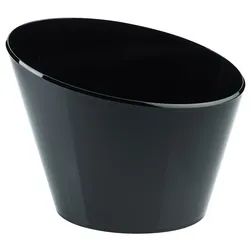 Contacto Sektkühler, oval schwarz 29 cm