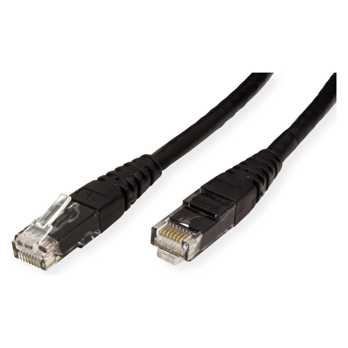 Roline UTP-Patchkabel Kat.6, schwarz, 3m (U/UTP, UTP, CAT6, 3 m) (21.15.1555)