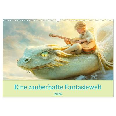 Eine zauberhafte Fantasiewelt (Wandkalender 2026 DIN A3 quer), CALVENDO Monatskalender