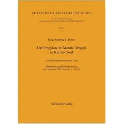 Der Propylon des Month-Tempels in Karnak-Nord, Fachbücher von Heike Sternberg-el Hotabi