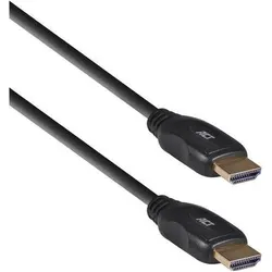 ACT 5 meters HDMI High Speed video cable HDMI-A male - HDMI-A male (5 m), Videokabel, Schwarz