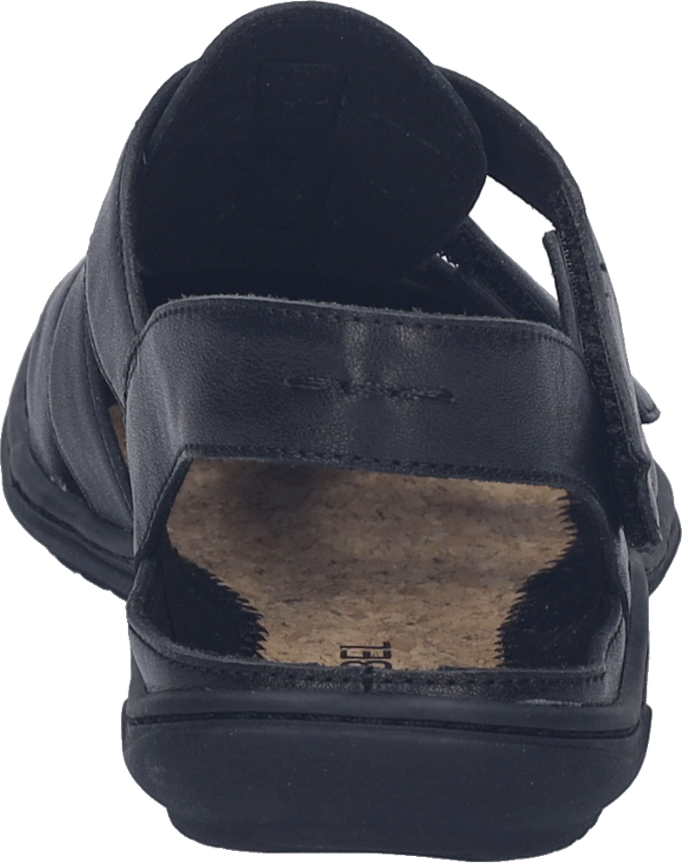 Sandale JOSEF SEIBEL "Caitlyn 01, black-black", Damen, Gr. 41, schwarz (schwarz, schwarz), Obermaterial: 100% Rindsleder Leather cow., Schuhe Sandale
