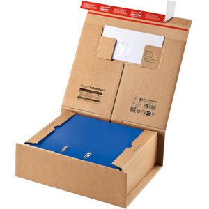 ColomPac Faltkartons 1-wellig, 10 Stück, braun, Innenmaße: 330 x 290 x 120mm