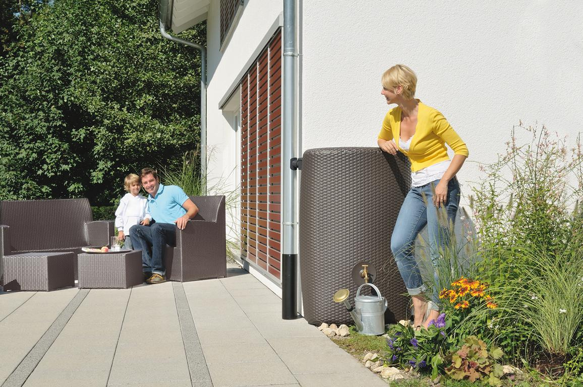GRAFOTTOGMBH SUNDA Wandtank 300 L mocca/Flechtoptik 16895214