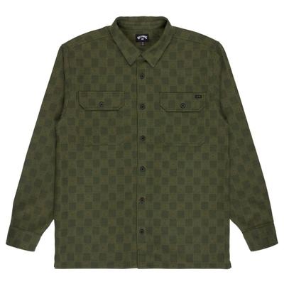 Billabong - Offshore Jacquard Flannel - Hemd Gr M oliv