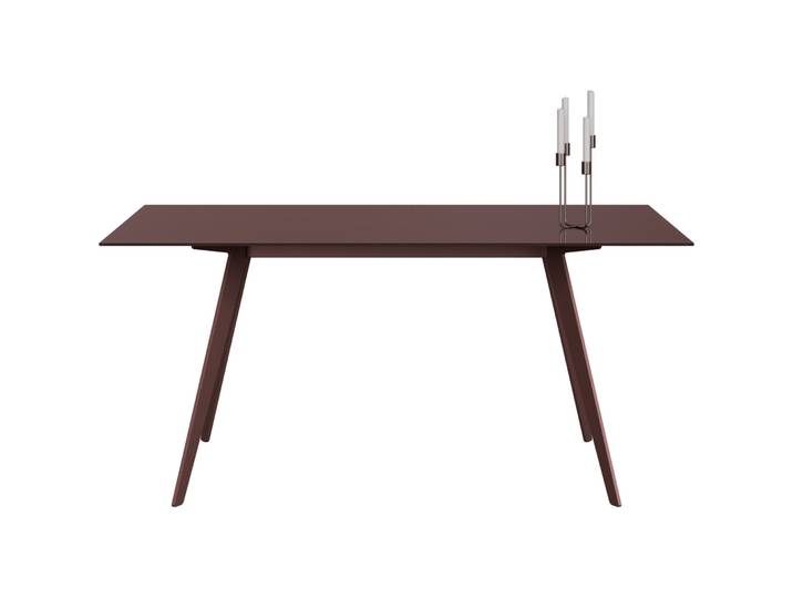 Esstisch Tame Glas bordeaux B 100 T 160 cm
