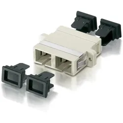 Equip SC Fiber Optic Adapter/Coupler, OM1/OM2, 12pcs/pack