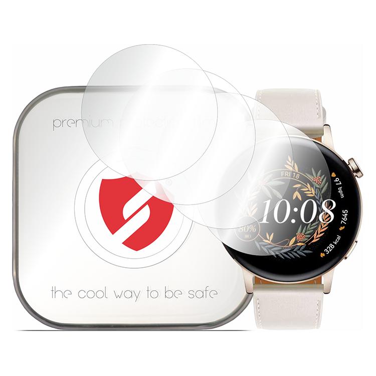 Smart Protection - Premium Classic (4 pack) - Huawei Watch GT 3 42mm - Clear (56362581)