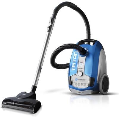Powerful Canister Vacuum Prolux Tritan w/ Sealed HEPA Filtration Blue