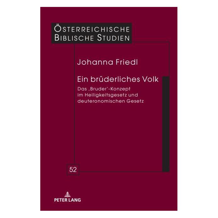 Peter Lang Friedl:Ein brüderliches Volk (Deutsch, Hardcover, Johanna Friedl) (67840723)