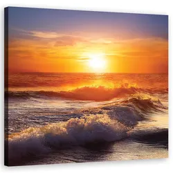 WANDBILD meer welle natur