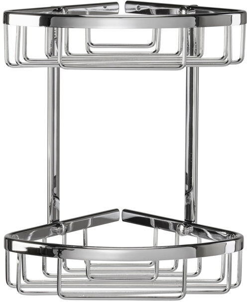Croydex Shower Caddy Chrome 25cm H X 21.5cm W X 16.4cm D