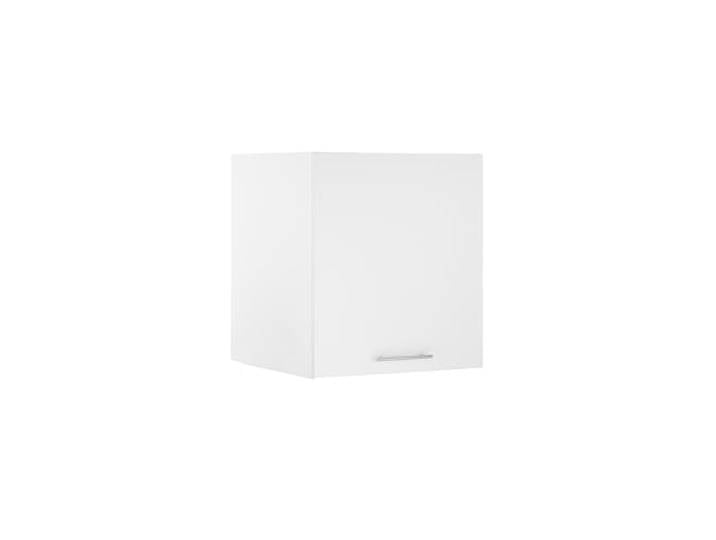 möbelando Laundreezy Aufsatzschrank Weiß – Platzsparender Stauraum mit Softclose-Tür & verstellbarem Einlegeboden – 68x76x68 cm – Ideal für Waschküche & Hauswirtschaftsraum