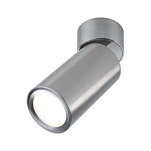 Paulmann Turnal Coin LED inbouwlamp, grijs, rond, dimbaar en verstelbaar