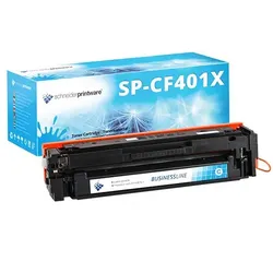 Hochleistungstoner 50% höhere Leistung ersetzt HP 201X CF401X Cyan