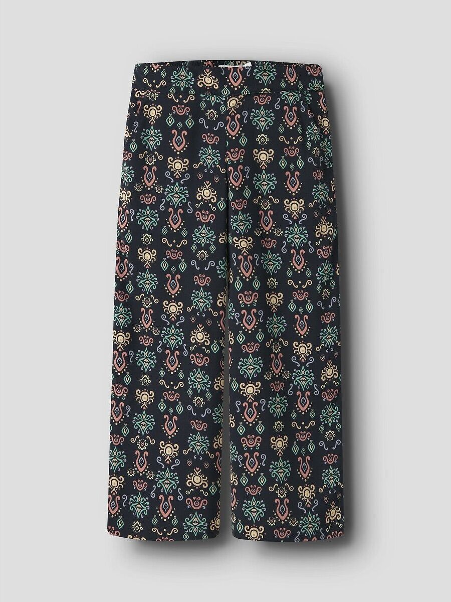 NAME IT Pantalon fluide imprimé