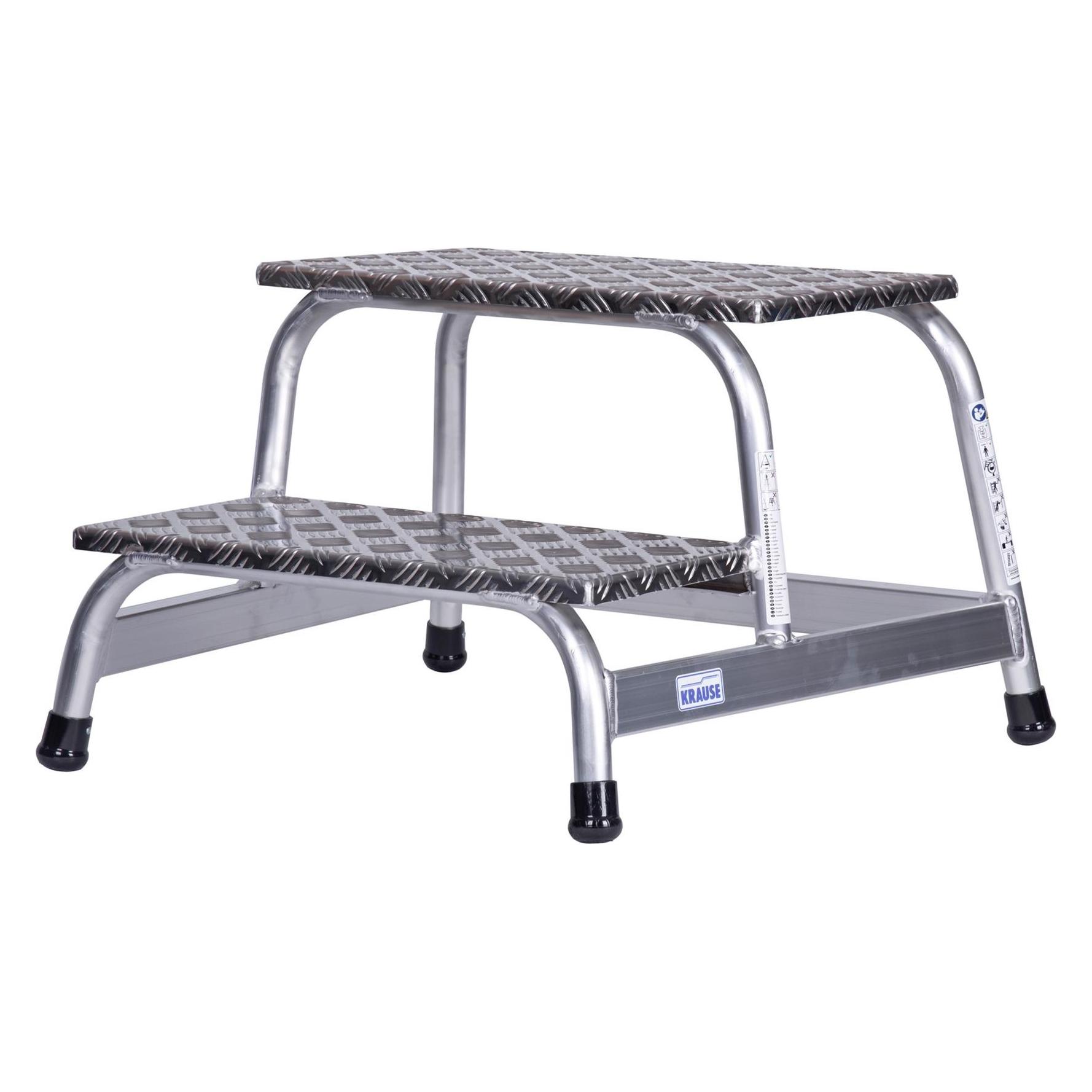 Krause 805027 Tritthocker Aluminium (Trittleiter, 68 cm) (805027)