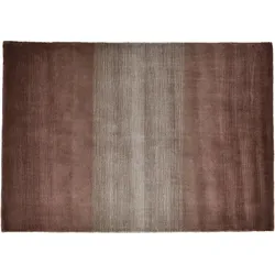 THEKO Teppich Wool Comfort Ombre braun 60cm x 90cm