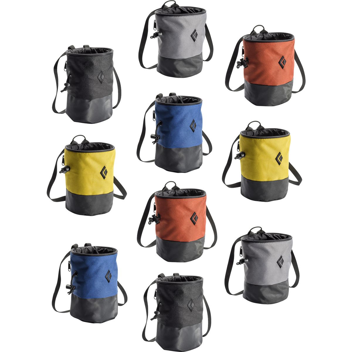 Black Diamond Mojo Zip Chalk Bag 10 Pack no color (0000) ALL BD6301140000ALL1