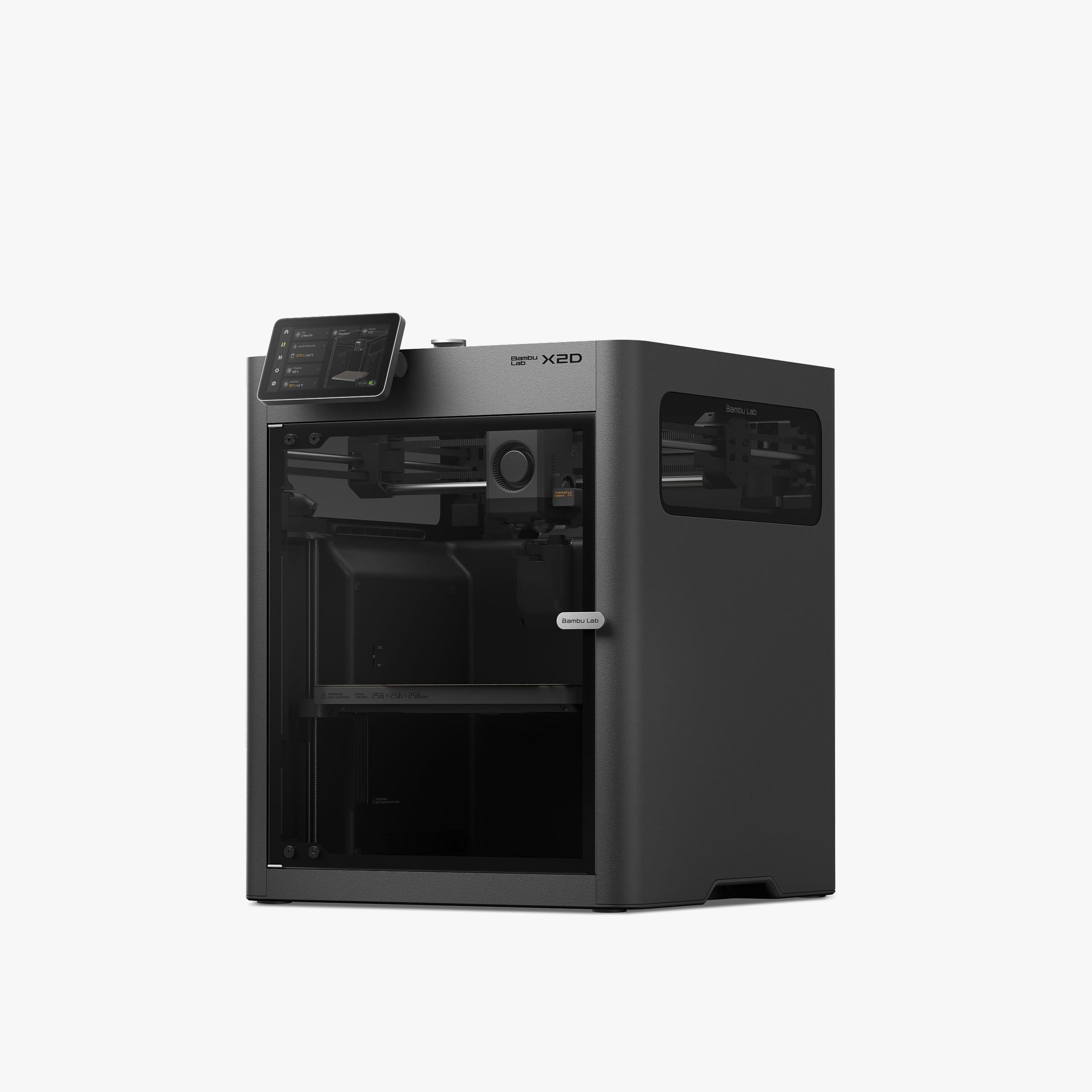 Bambu Lab X2D Serie 3D Drucker mit Dual-Düse, KI-Überwachung, 392x406x478 mm
