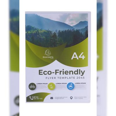 Exacompta 58320E 10x 100 Klarsichthüllen, Recycling-PP 120µ, Forever - Kristall