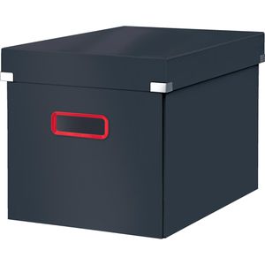 Leitz Aufbewahrungsbox 5347-00-89 Click&Store Cosy, 35,7Liter, Pappe, samtgrau, A4, 32 x 36 x 31cm