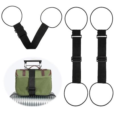 3 Stück Gepäckgurte für Koffer, fügen Sie eine Tasche hinzu, elastischer Gepäckgurt, verstellbare Größe, Reisegurt für Gepäck, leichte Gepäck-Verbindungsgurte für Gepäck, Handtasche