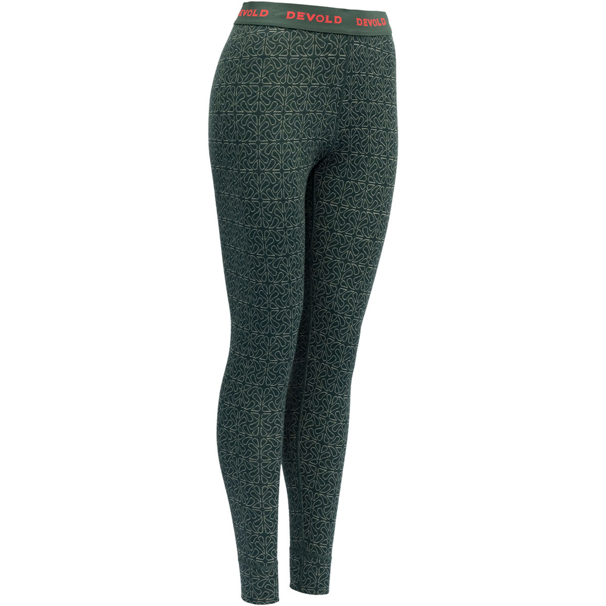 Devold Duo Active Hose Damen Lange Unterhose gruen Größe L Geruchsneutralisierend Merinowolle