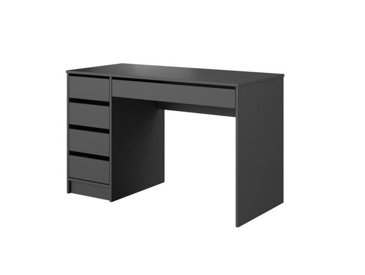 Sepro Meble Schreibtisch Anthrazit AGA Mit Schubladen, Graphitfarben, 55x75x55 cm, Büromöbel, Schreibtische, Schreibtische