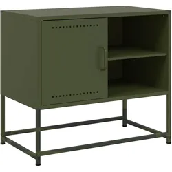 vidaXL TV-Schrank Olivgrün 68x39x60,5 cm Stahl