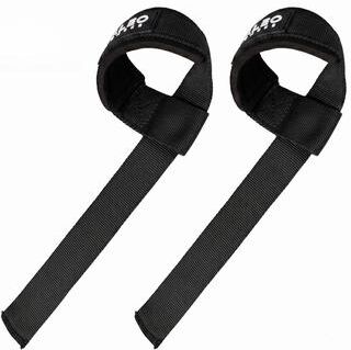 Clever Finds Heavy Duty Quick Wrap Weight Lifting Straps For Deadlift And Pull Ups black A